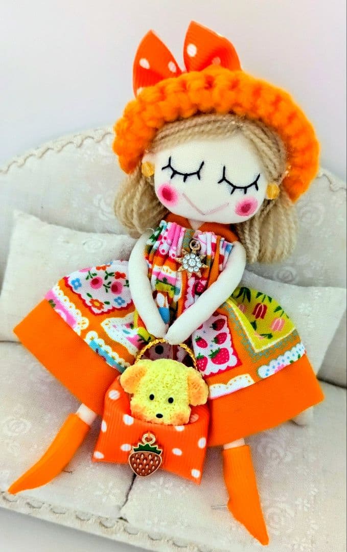 Kyokotan様　ハンドメイド ドールチャーム バッグチャーム お人形