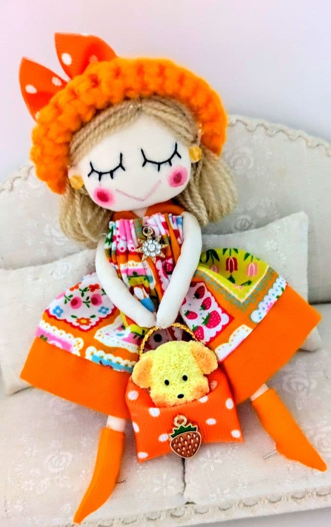 Kyokotan様　ハンドメイド ドールチャーム バッグチャーム お人形