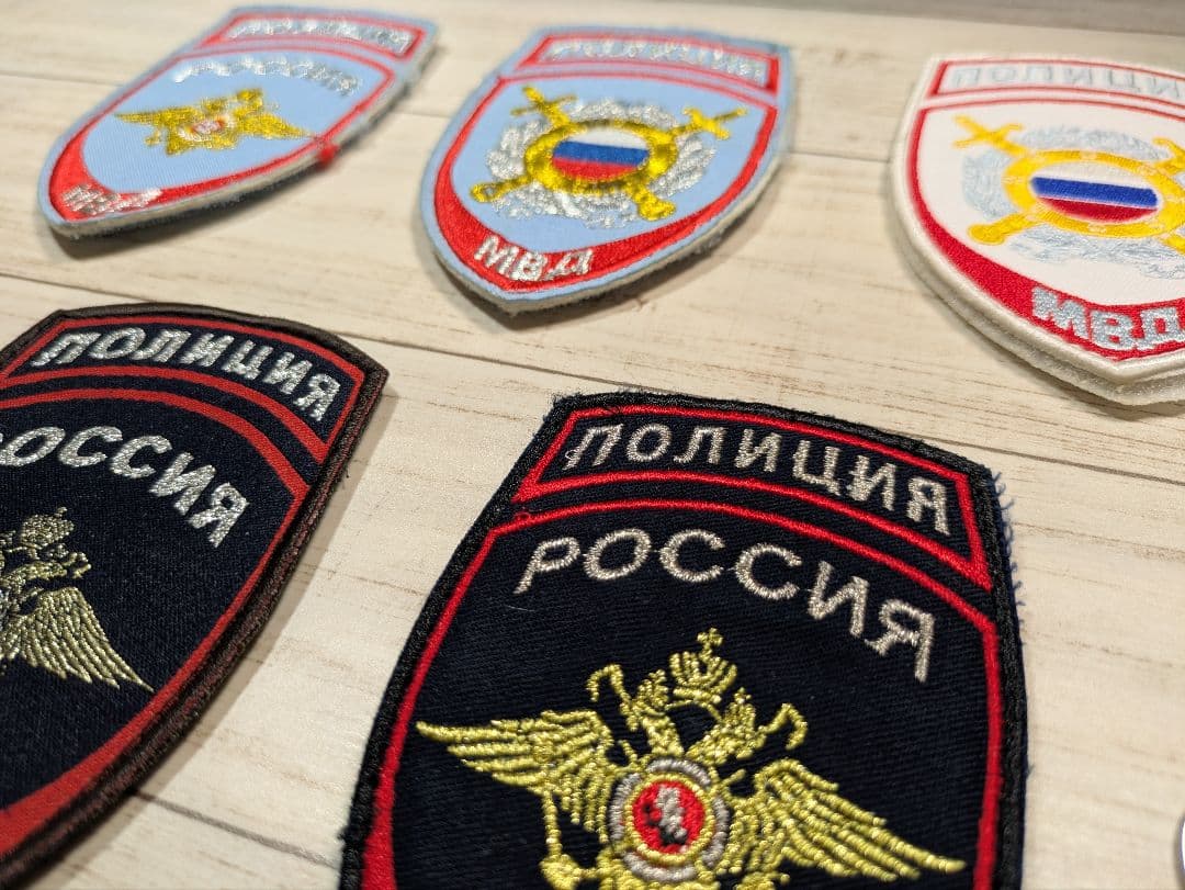 Police ロシア警察 パッチセット