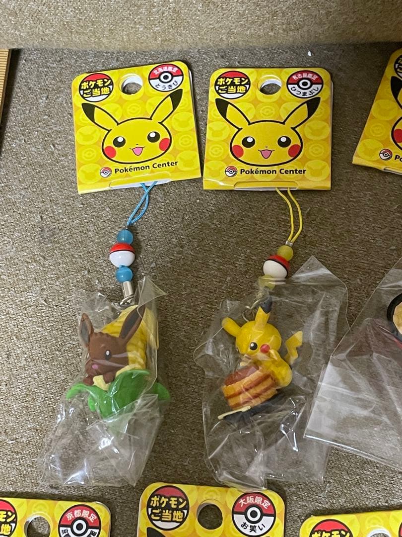 uuさん専用【まとめ売り】ポケモンセンター　ご当地ストラップ　タグ付き未使用　ピ