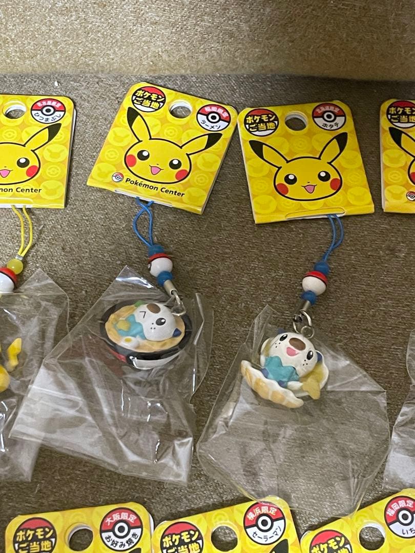 uuさん専用【まとめ売り】ポケモンセンター　ご当地ストラップ　タグ付き未使用　ピ
