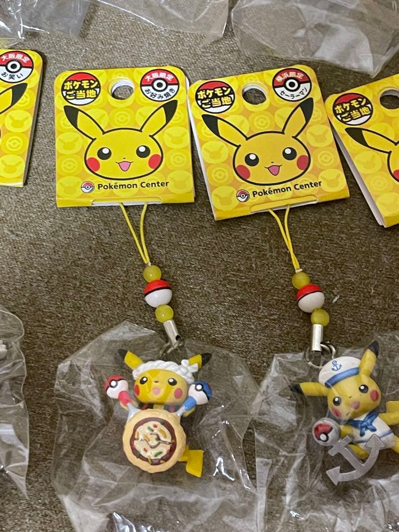 uuさん専用【まとめ売り】ポケモンセンター　ご当地ストラップ　タグ付き未使用　ピ
