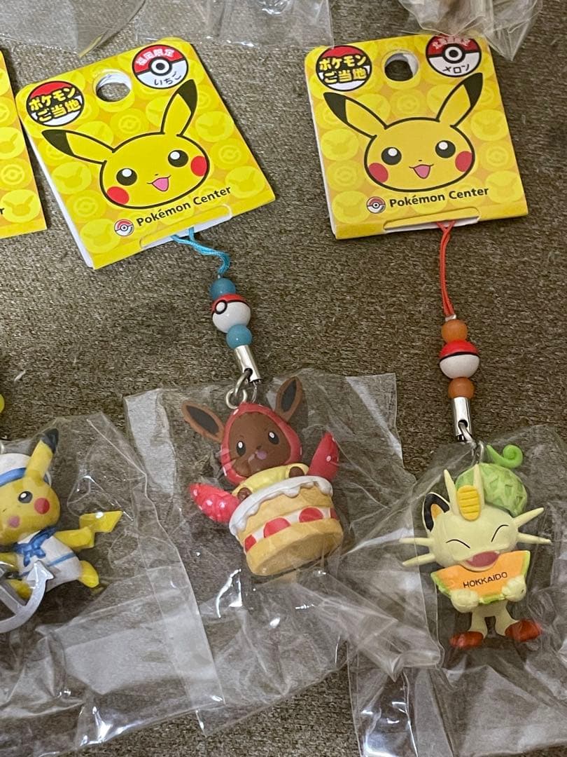 uuさん専用【まとめ売り】ポケモンセンター　ご当地ストラップ　タグ付き未使用　ピ