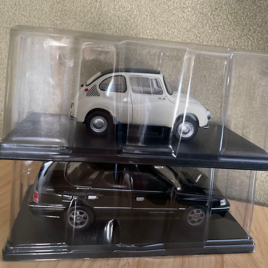 SUBARU 360 & Legacy RS ミニカーセット 1/24