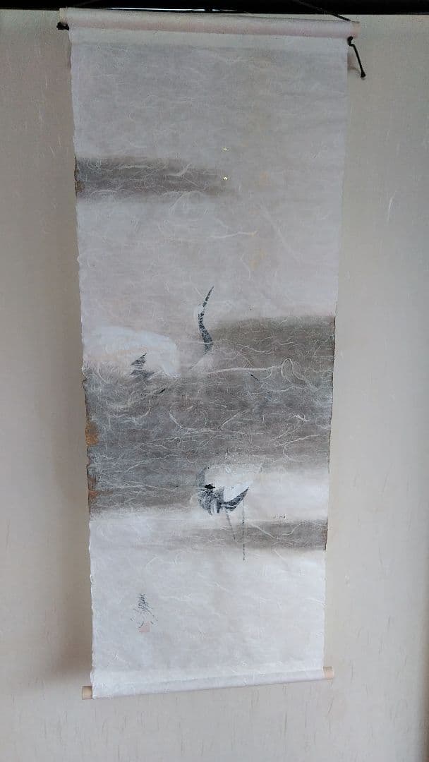 手描き和紙タペストリー