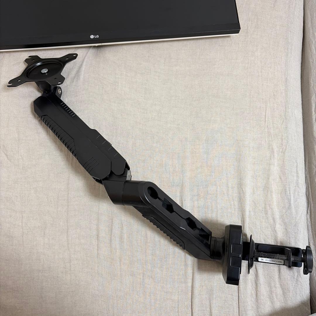 LG製モニター27インチ+アーム