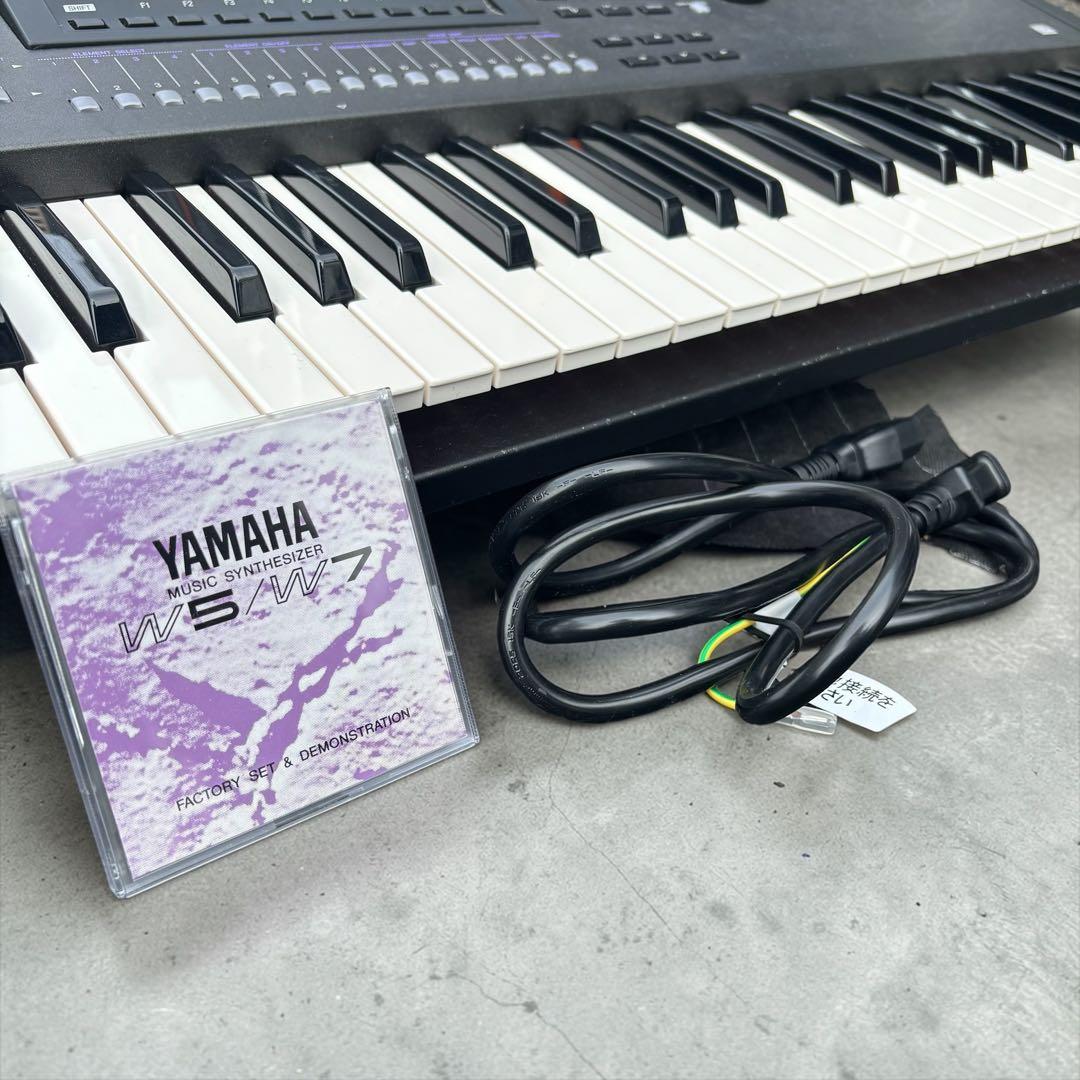 【90年代名機】YAMAHA W7 シンセサイザー61鍵 作曲DTM 宅録
