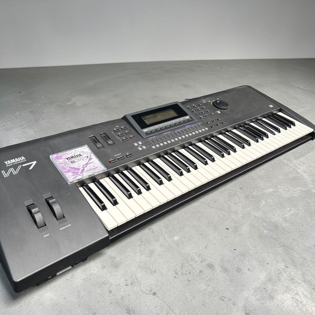 【90年代名機】YAMAHA W7 シンセサイザー61鍵 作曲DTM 宅録