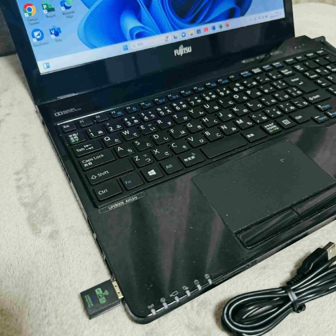S290 FujitsuノートパソコンWEBカメラ i7メモリ8G高速Win11