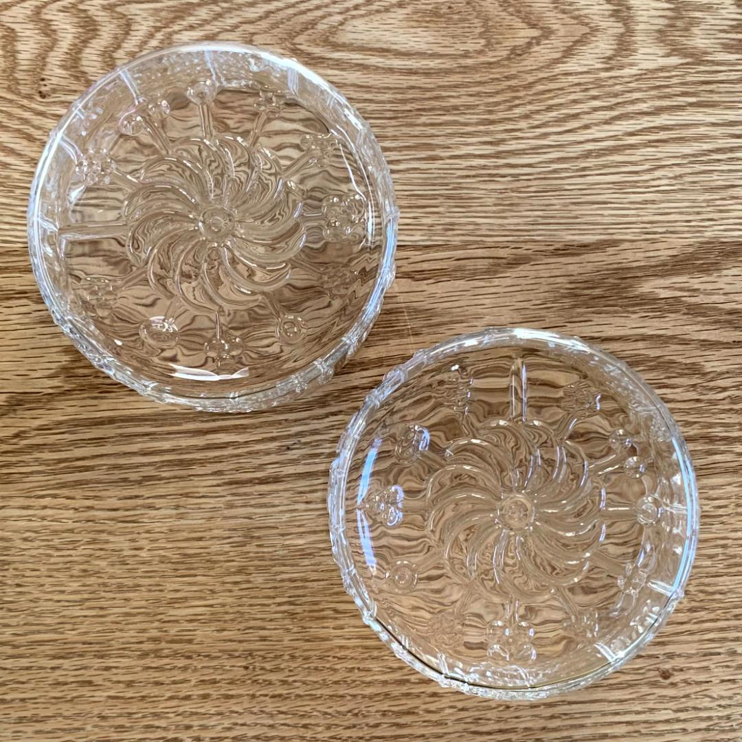 イッタラ フローラ ガラス ボウル 10cm 2個 未使用品 北欧