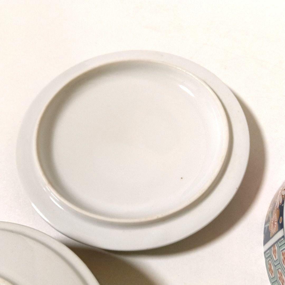 有田焼 田扇作 古伊万里 蓋付き三段丸重