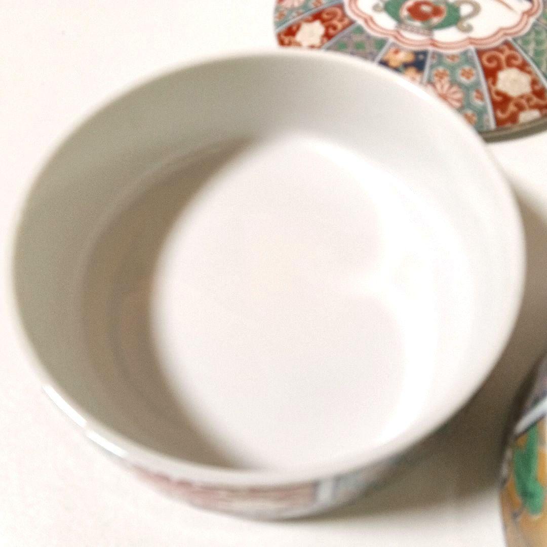 有田焼 田扇作 古伊万里 蓋付き三段丸重