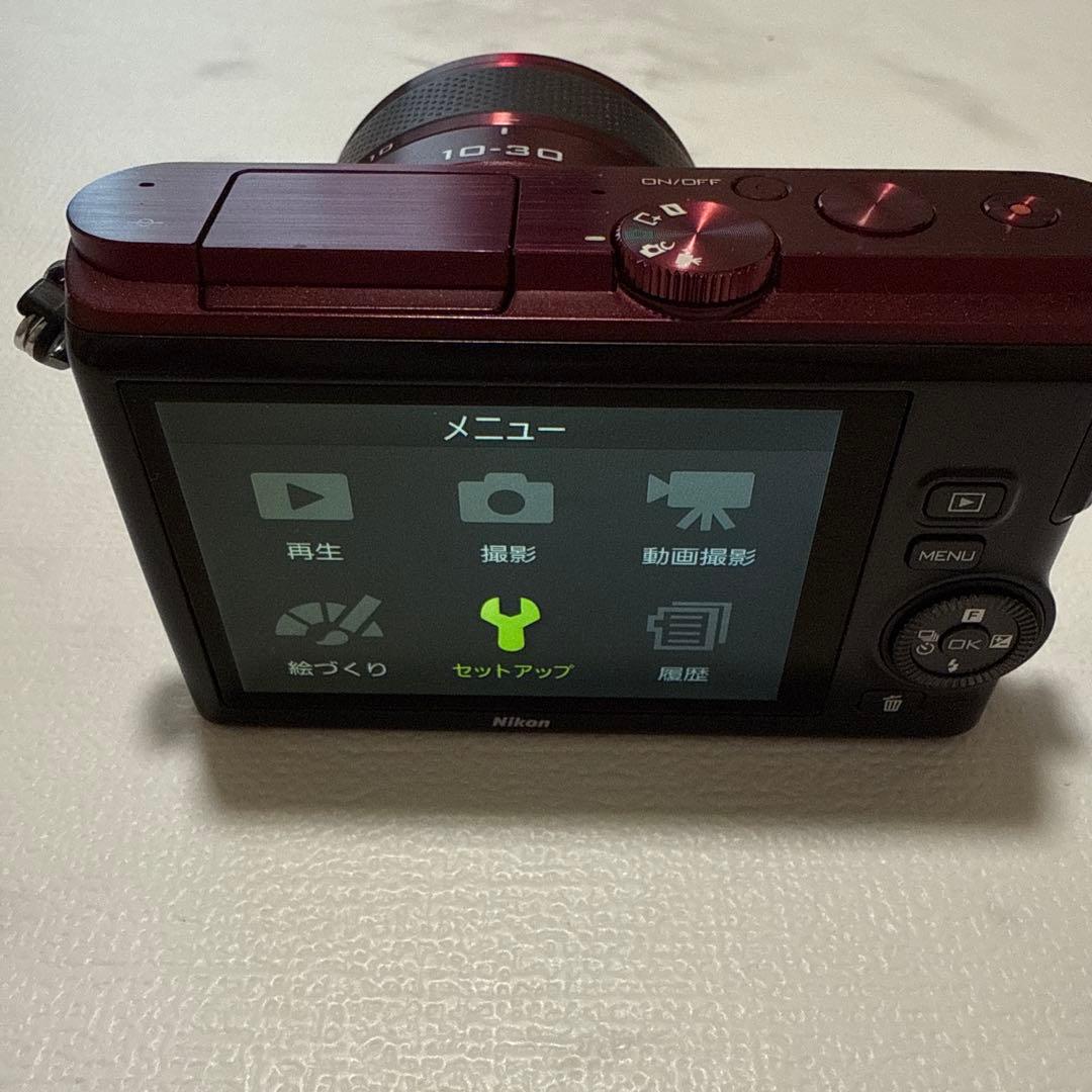 【ジャンク品】　Nikon NIKON 1 J3 ワインレッド