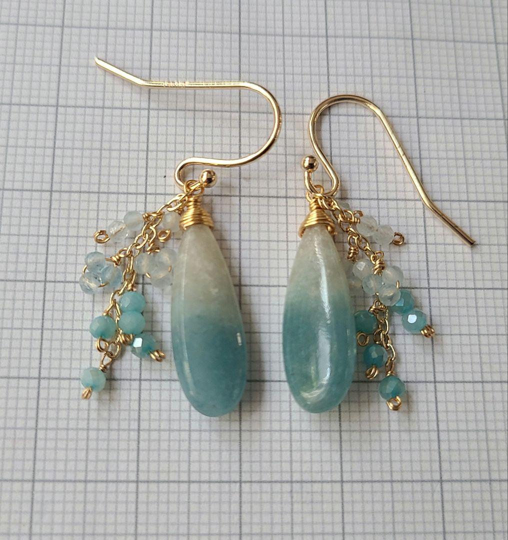 【再0915】ピアス トロレアイト※高品質