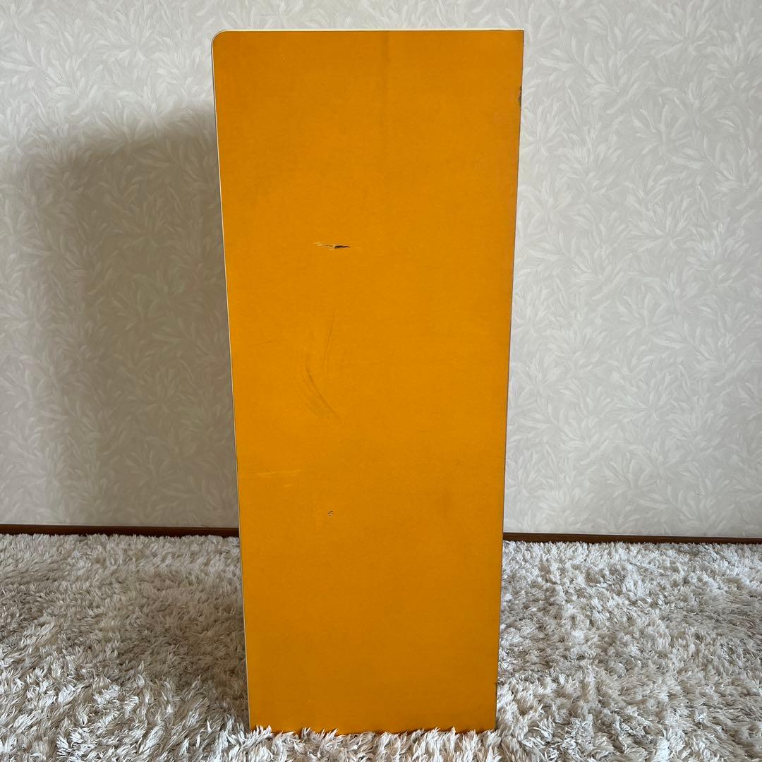 昭和レトロ オレンジ色 引き出し収納 チェスト 箪笥5段 レトロポップ 当時物