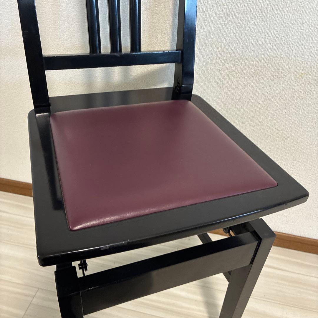 【中古良品】ヤマハ背付ピアノ椅子(全国送料込み)トムソン椅子