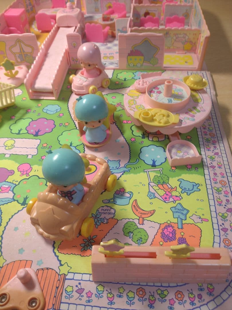 リトルツインスターズ 　キキララ　がーでんぱーていはうす　サンリオ　昭和レトロ