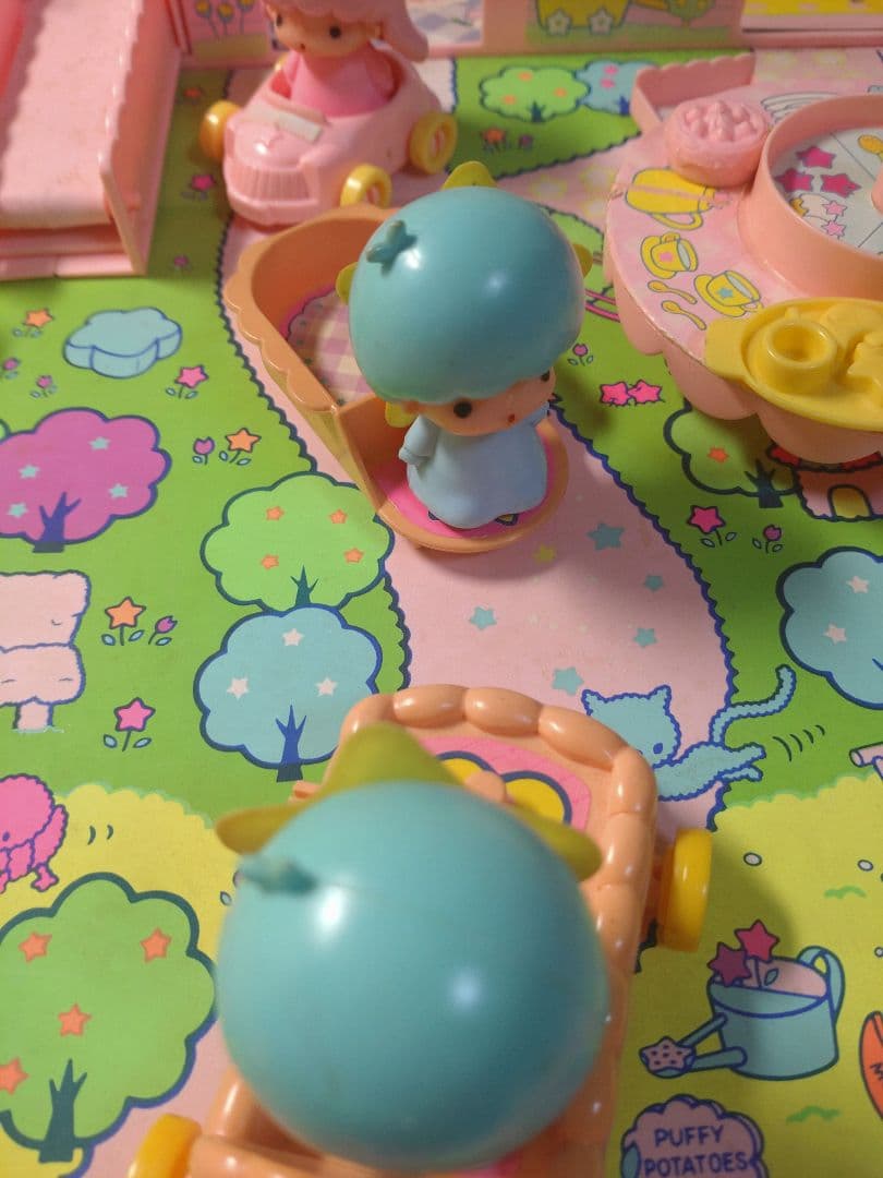 リトルツインスターズ 　キキララ　がーでんぱーていはうす　サンリオ　昭和レトロ