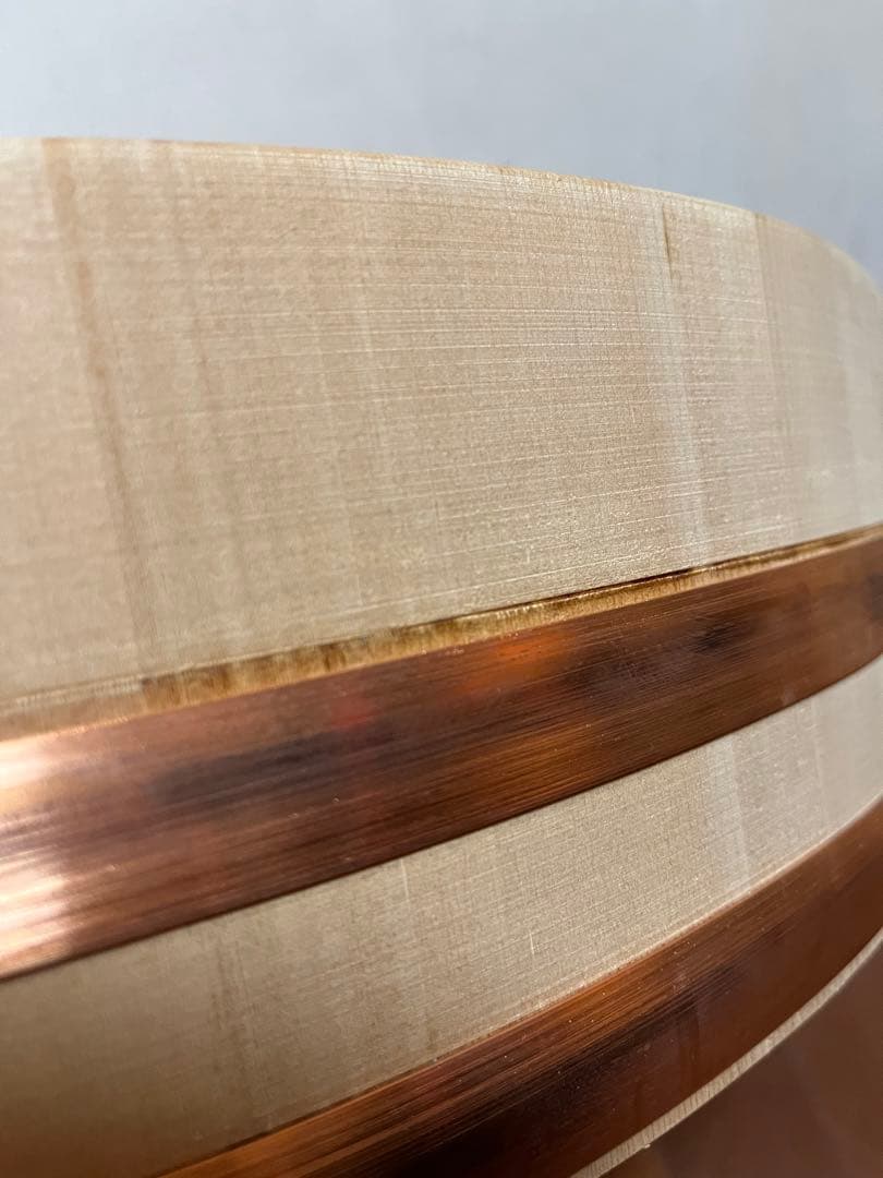 【新品未使用品　木曽さわら】超特大　木製 銅箍　飯台 寿司桶 木桶