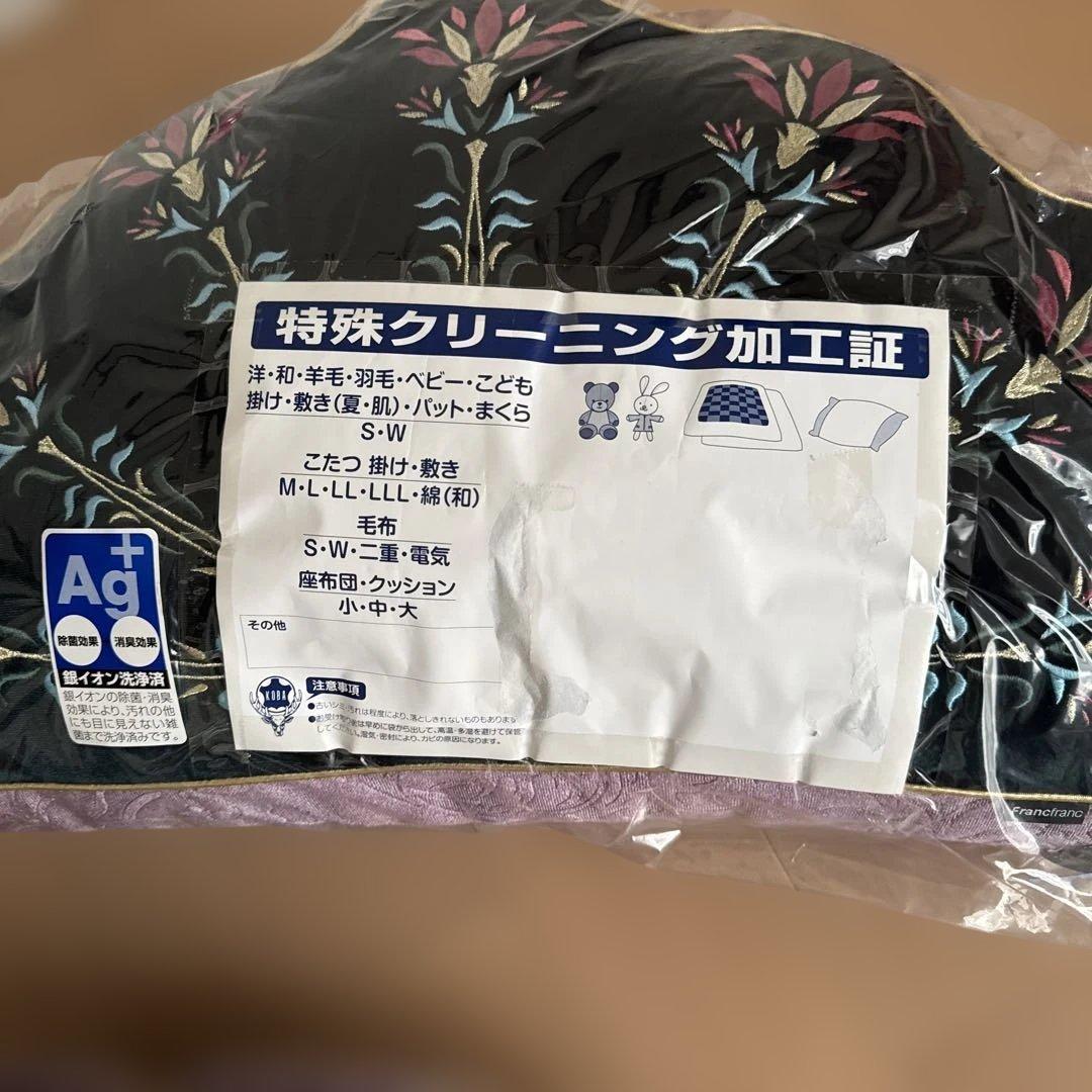 Francfranc ボタニカルピーコック クッション グリーン 2個セット