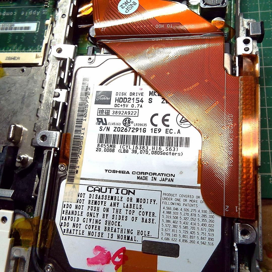 起動不安定_美品_OS9起動_iBook-G3_800MHz_1/2
