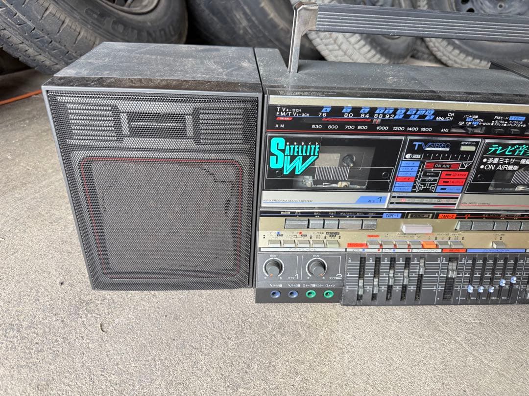 SHARP シャープ ダブルカセットラジカセ GF-M5