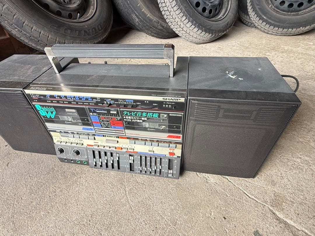 SHARP シャープ ダブルカセットラジカセ GF-M5