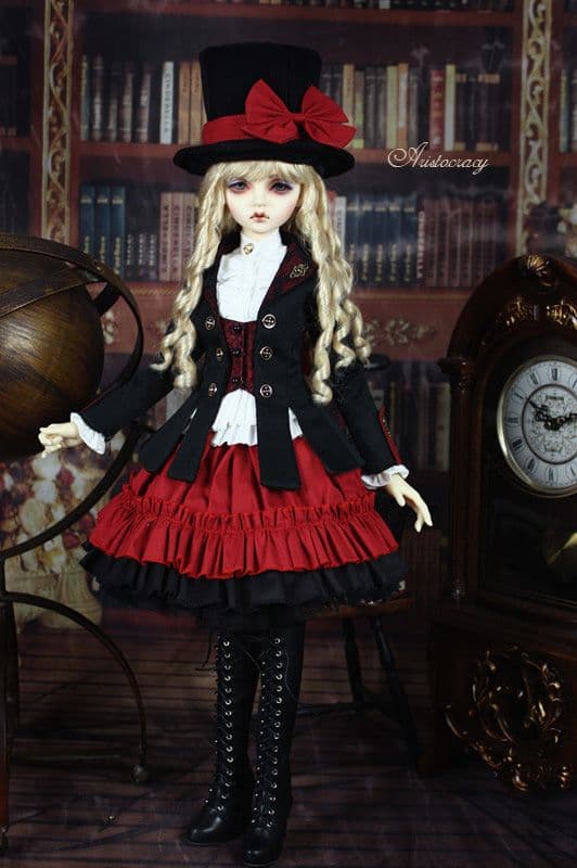 WY18 人形服 ドール服 英倫風 復古 洋服 BJD服 3分 ロリタ お嬢様