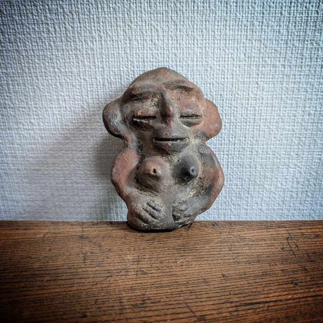 【資料級】メキシコ先古典期 土偶残欠（テラコッタ・フィギュア）希少出土品