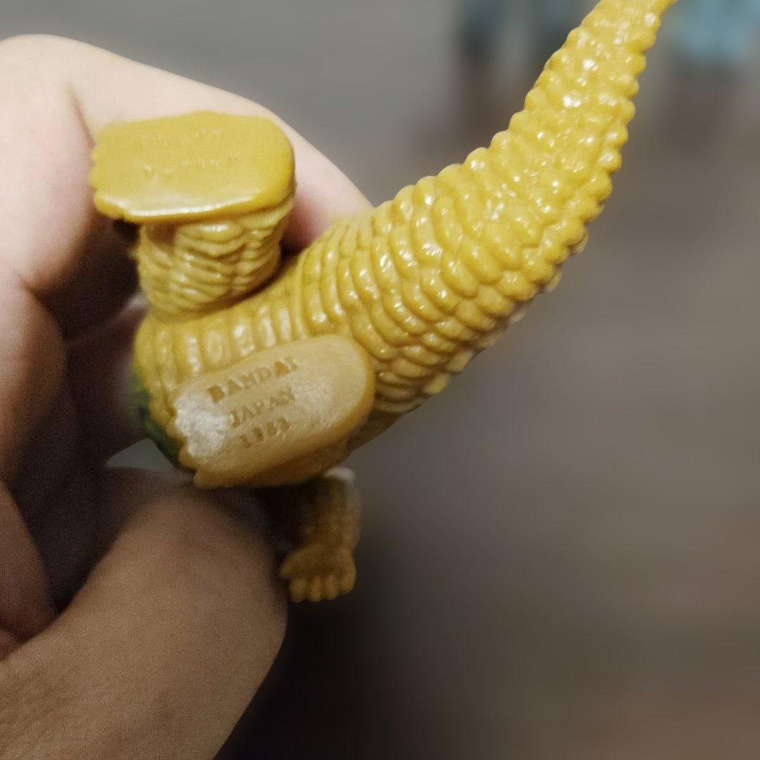 激レア 怪獣くんシリーズ ミニソフビ　レッドキング(青成形) バンダイ