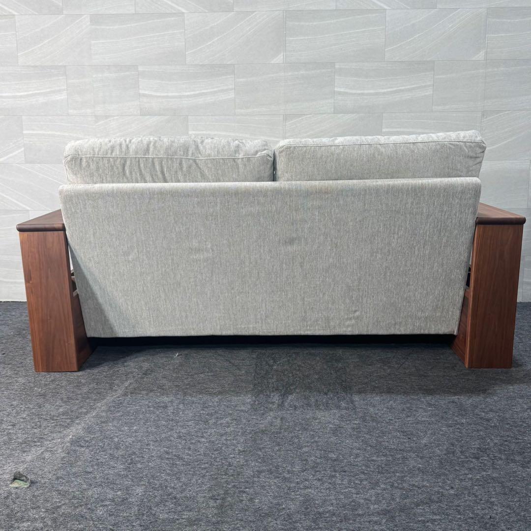 ニトリ 2人掛け ソファ ネムス 木製フレーム ファブリック 人気 d4591