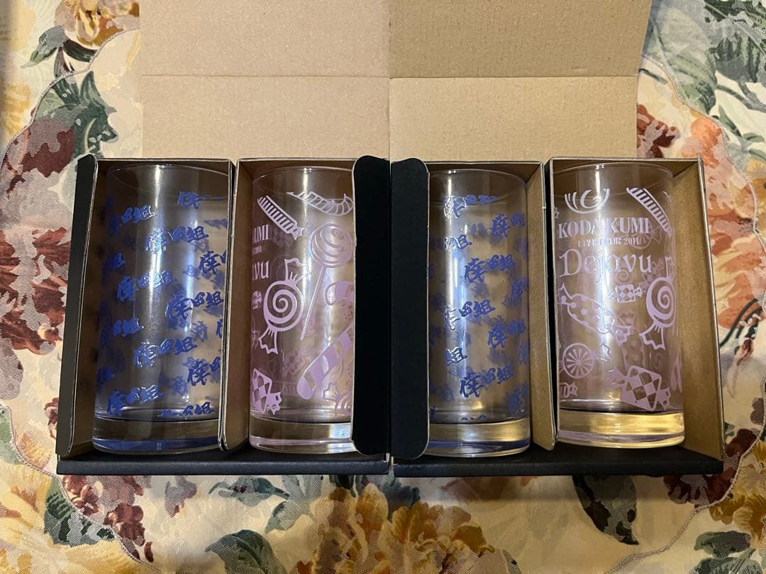 倖田來未　グラス&コーヒーカップ　4箱セット
