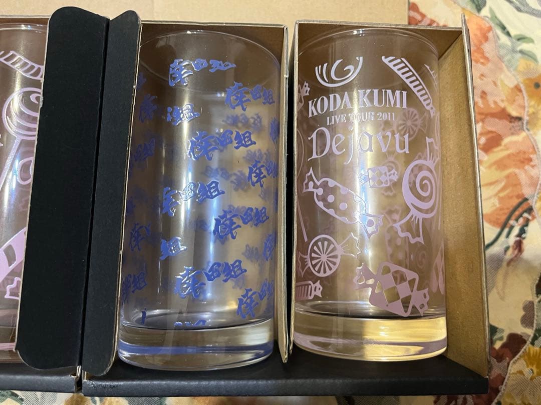 倖田來未　グラス&コーヒーカップ　4箱セット