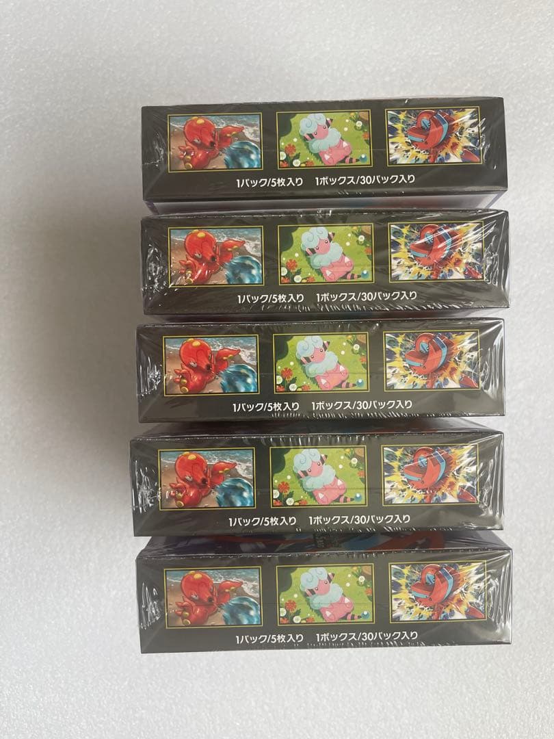 ポケモンカード　ニンジャスピナー　シュリンク付き　5BOX