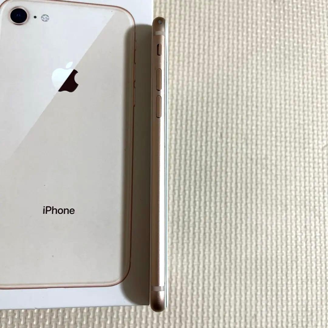 バッテリー100% iPhone8 simフリー 64GB ゴールド