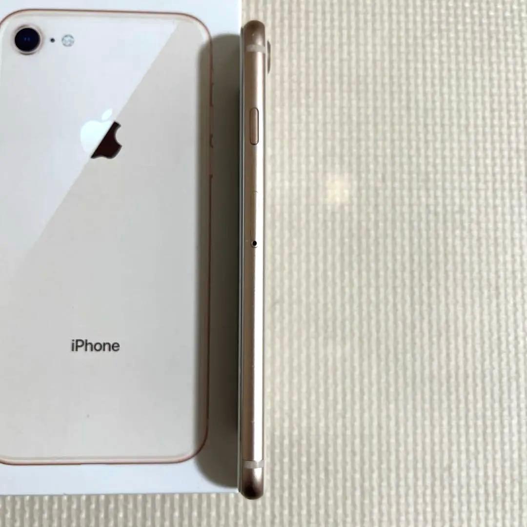 バッテリー100% iPhone8 simフリー 64GB ゴールド