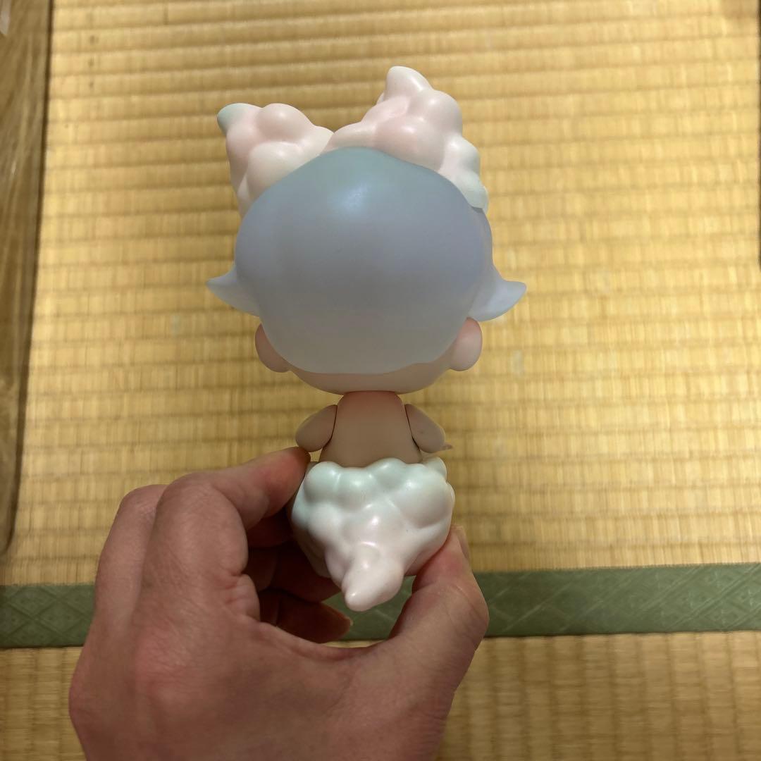 パステルカラー フィギュア 雲と動物モチーフ　dimoo ディムー　希少　真作