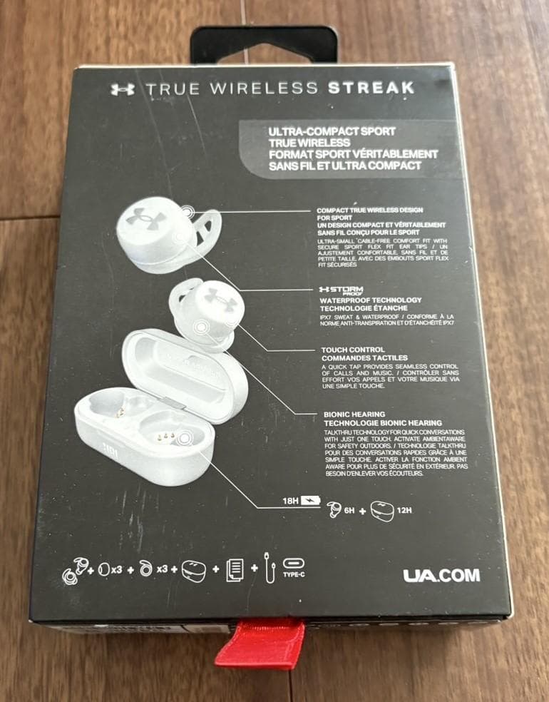 スマホアクセサリー JBL TRUE WIRELESS STREAK white