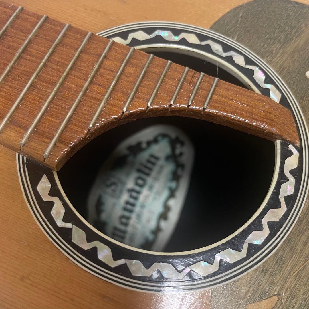 日本製SUZUKI マンドリン No.7 1965年製 ヴィンテージ 現状品