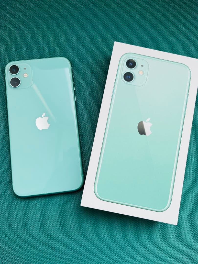美品 iPhone11 128G グリーン 箱あり