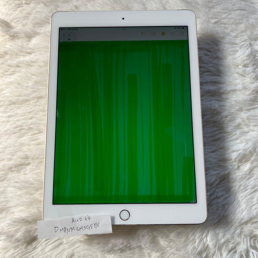 【完動品】iPad Air2 64GB SIMフリー【すぐ発送】【付属品】