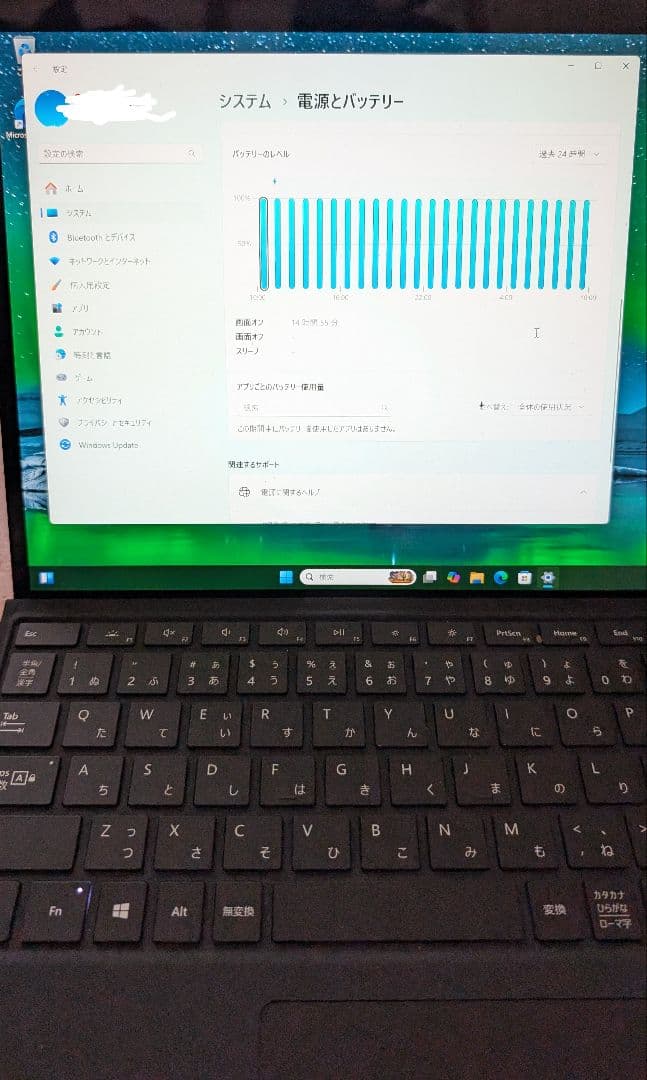 Windowsノート本体 sureface pro X 16GB