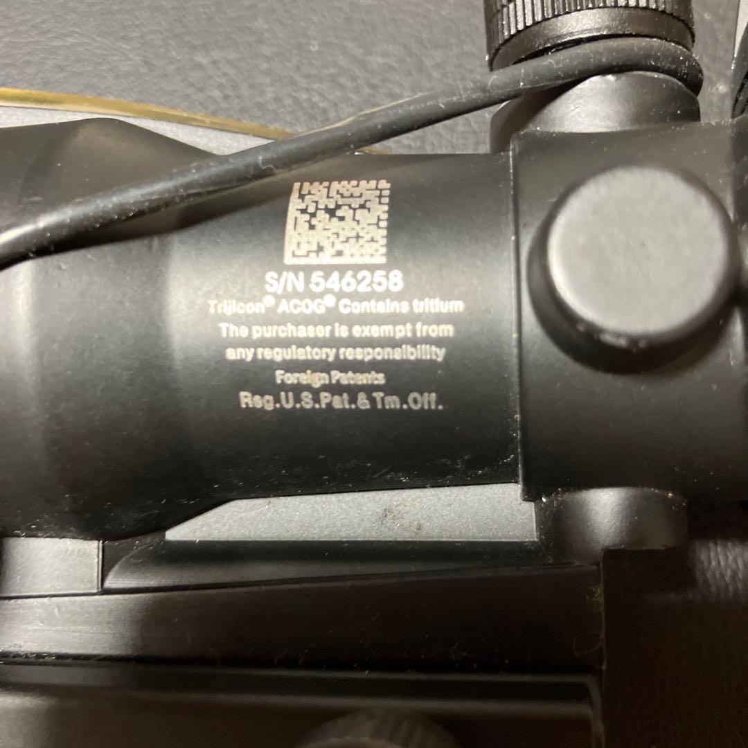 Trijicon ACOG S/N 546258 ドットサイト スコープ レッド