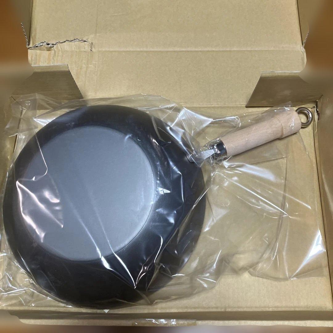【新品】炒め鍋 30cm 鉄 日本製 リバーライト 極　①