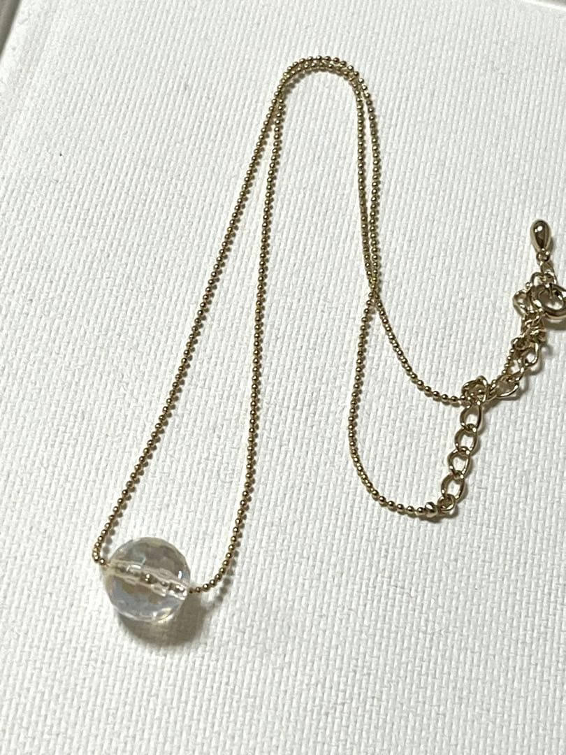 ☆ネックレス アクリルボール ハンドメイド 78