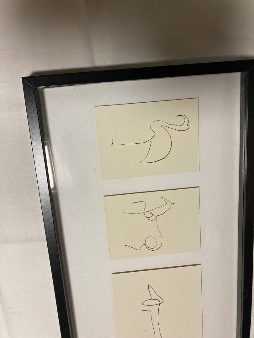 IKEA ピカソ動物の線画5枚セット