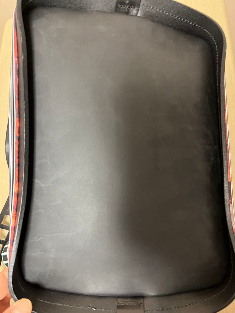 【新品】イッセミヤケの格子模様ハンドバッグ