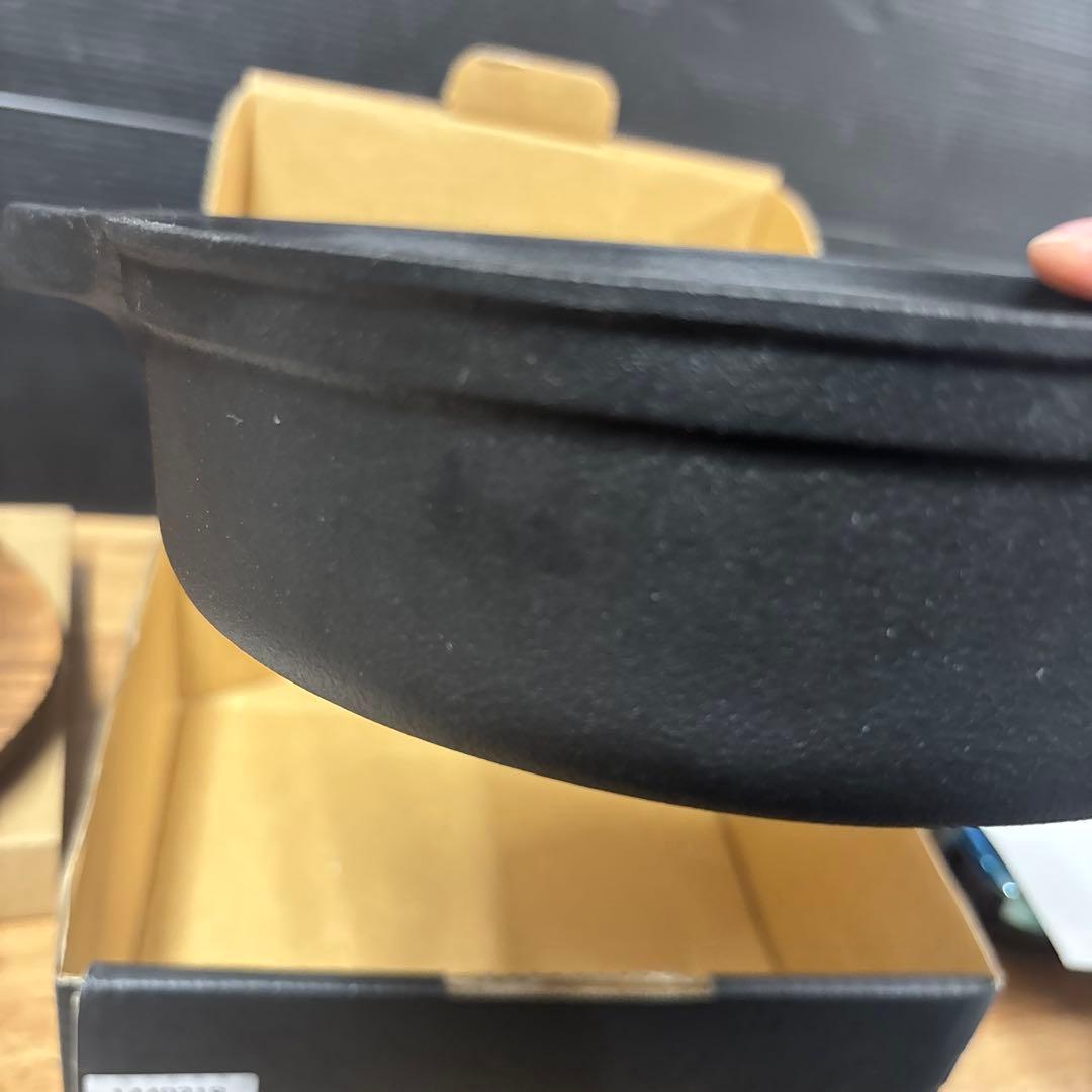 及源鋳造 OIGEN 南部鉄器 鉄鍋 20cm すき焼き鍋 中古