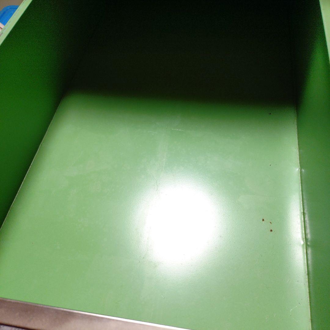 カラフル金属製3段引き出しチェスト の2セット昭和レトロ