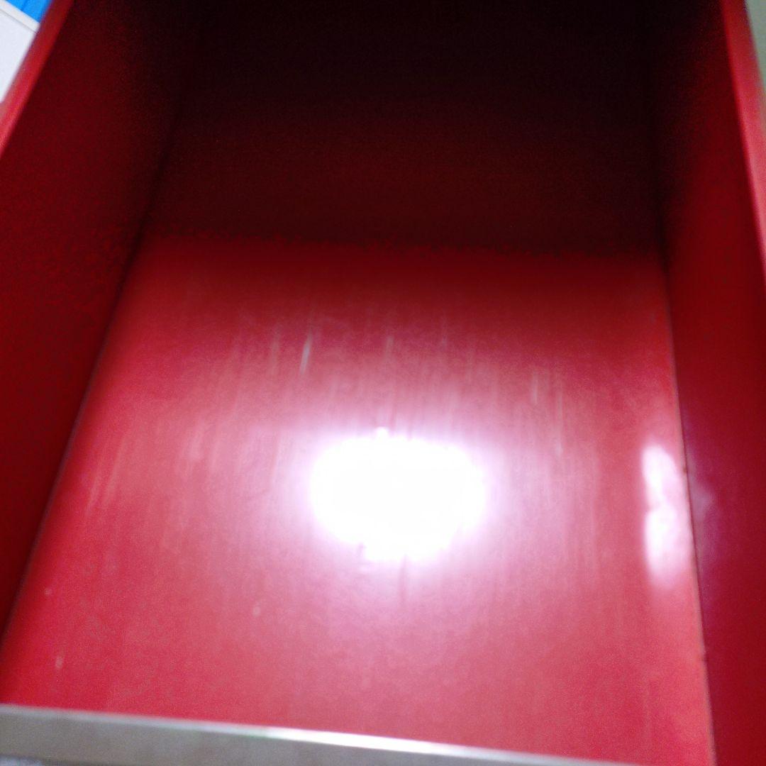 カラフル金属製3段引き出しチェスト の2セット昭和レトロ